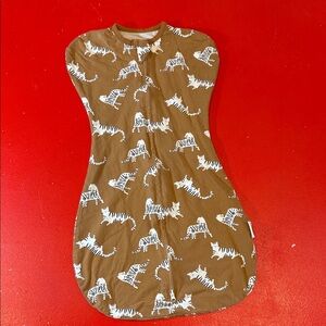 Brown Tiger Print baby sleeping bag